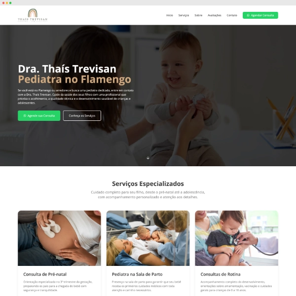Site Dra. Thaís Trevisan